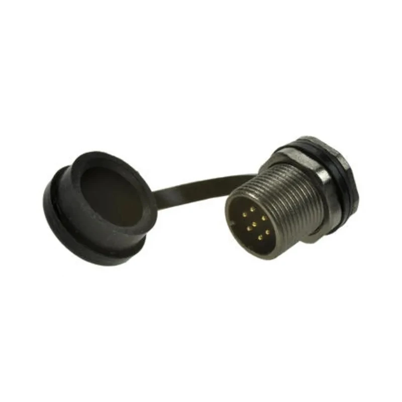 RS PRO Circular Connector 7 Contacts Rear Mount Socket Male IP67 Zinc Alloy Housing 125V 5A ST12 Series 206-5313