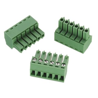 Wurth Elektronik 361 Series Pluggable Terminal Block 6-Contact 3.81 mm Pitch 1 Row 691361300006
