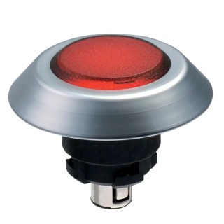 Schmersal Red Momentary Push Button Switch 22.3 mm Cutout IP67 IP69K 101174522