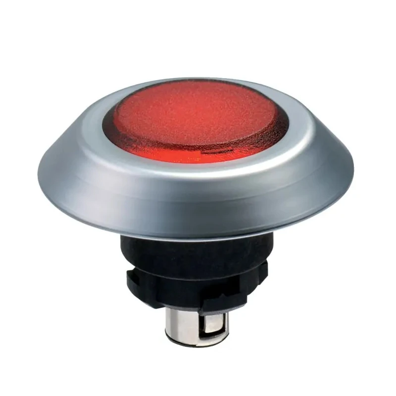 Schmersal Red Momentary Push Button Switch 22.3 mm Cutout IP67 IP69K 101174522