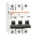 Lovato Modulo Miniature Circuit Breaker 3-Pole 16A Type C 400V AC 10 kA Breaking Capacity P1MB3PC16