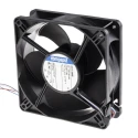 ebm-papst 4400 Series Compact DC Axial Fan 24V DC, 12W, 285 m³/h Air Flow, 119x38x38 mm Rectangular Frame, Ball 4414/2HHP