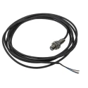 RS PRO Cylindrical Inductive Proximity Sensor M8 x 1 Thread Size PNP Output 30V DC 200mA 2mm Detection 32mm Length 206-6134
