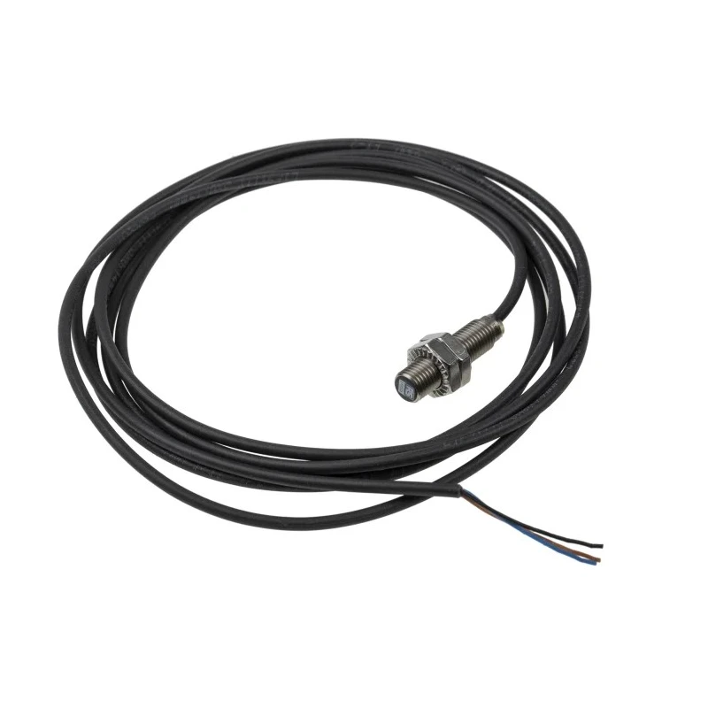 RS PRO Cylindrical Inductive Proximity Sensor M8 x 1 Thread Size PNP Output 30V DC 200mA 2mm Detection 32mm Length 206-6134