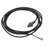 RS PRO Cylindrical Inductive Proximity Sensor M8 x 1 Thread Size PNP Output 30V DC 200mA 2mm Detection 32mm Length 206-6134