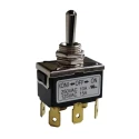 RS PRO DPDT Toggle Switch, PCB Mount, On-Off-On, Solder Terminal, 250 V ac, Brass Actuator, IP40 Rated 206-6991