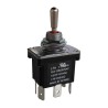 RS PRO Toggle Switch PCB Mount On-Off-On DPDT Solder Terminal 12A Contact Current 250V ac 206-6977