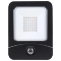 PowerLED Floodlight with PIR Sensor, 2835 LED, 30 W, 3000 lm, IP65, 265V AC, White, Flex-PIR-30-3K