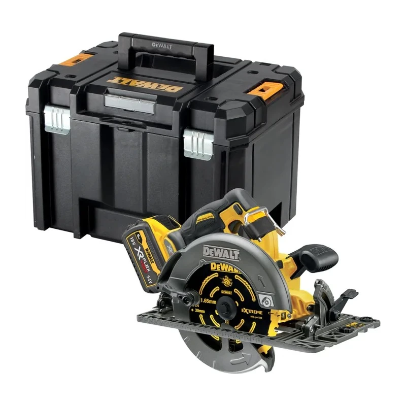 DeWALT XR FLEXVOLT Cordless Circular Saw 190 mm Blade Diameter 2.26 kW Brushless Motor 54V Battery DCS579NT-XJ
