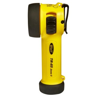 Wolf Safety ATEX IECEx LED Torch 300 lm, Chemical Resistant Thermoplastic Housing, 176 mm TR-65