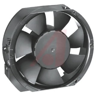 ebm-papst 6400 Series Axial Fan, 24V DC, 410 m³/h Air Flow, 17W Power, 755mA Max Current, 172mm x 51mm x 51mm 6424R-343