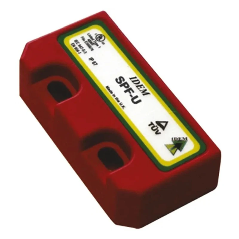 IDEM SPF Series Non-Contact Safety Switch, Rectangular Thermoplastic Housing, Master Coded, IP67, Red 405201