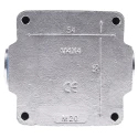 IDEM ES Series Twist Release Emergency Stop Push Button Surface Mount 2 NC/1 NO Stainless Steel Housing IP69K IP69K