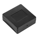 RS PRO Black Black Lid ABS General Purpose Enclosure IP20 IK06 35.3 mm x 100 mm x 100 mm IP20