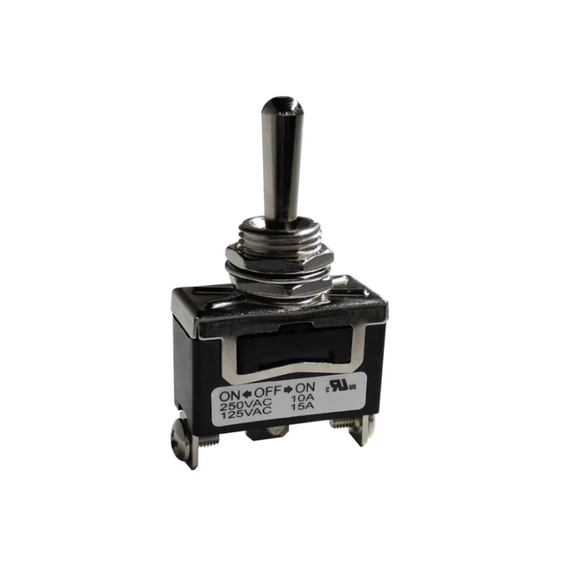 RS PRO Toggle Switch, PCB Mount, On-Off-On, SPDT, Screw Terminal, 250 V ac 206-6998