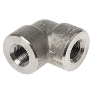 RS PRO Stainless Steel Pipe Fitting 90° Circular Elbow Female Threaded 1/4 in x Female Threaded 1/4 in 826-6914