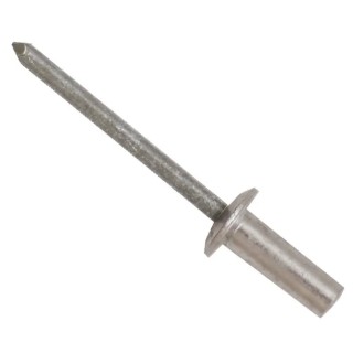RS PRO Steel Dome Head Blind Rivet 4.8 mm Diameter, 8 mm Length, Plain Finish 206-7739