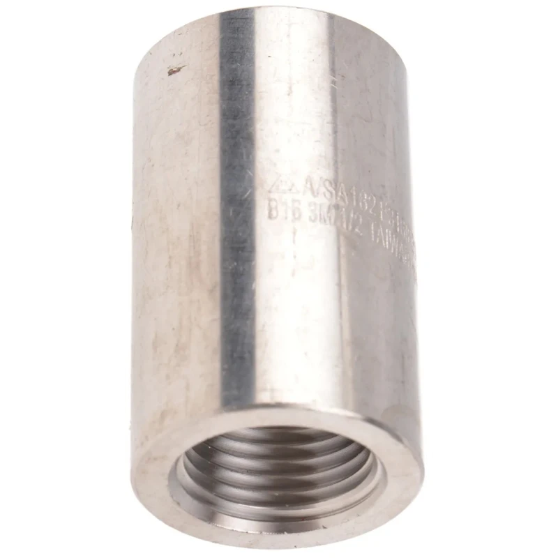 RS PRO Stainless Steel Pipe Fitting Straight Circular Coupler Female Threaded 1/2 in x Female 1/2 in 826-7009
