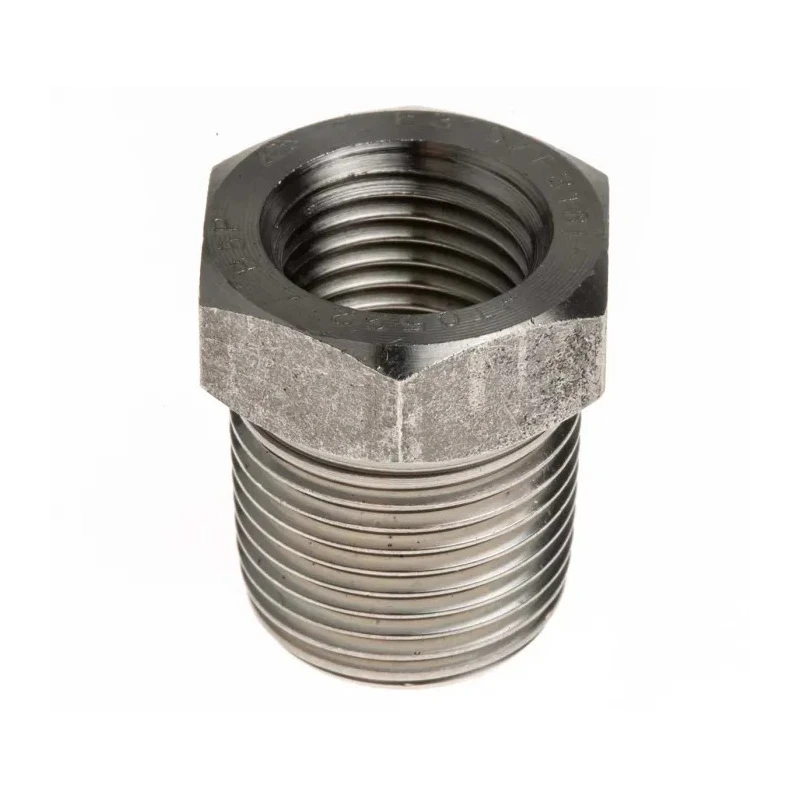 RS PRO Stainless Steel Pipe Fitting Straight Hexagon Bush Male 3/8 in x Female 1/4 in 826-7078