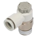 SMC Pneumatic Speed Controller with 3/8 in R Inlet Thread and 10 mm One-touch Outlet AS3201F-03-10SA