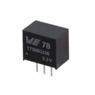 Wurth Elektronik 5-Channel Fixed DC/DC Converter, Step Down Topology, 3.3V to 5V Output, 500mA, 4.75V to 36V 173950336