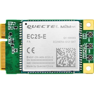 Quectel LTE Category 4 Mini PCIe RF Module 1800 MHz 4.3V EC25EFA-MINIPCIE/8A07M4G_A0301A0301