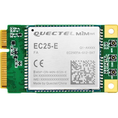 Quectel LTE Category 4 Mini PCIe RF Module 1800 MHz 4.3V EC25EFA-MINIPCIE/8A07M4G_A0301A0301
