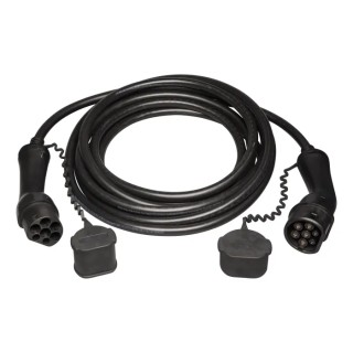 ABB 32A EV Charging Cable 7m, Three-Phase, 400V AC, Terminated, Black Sheath 6AGC082537
