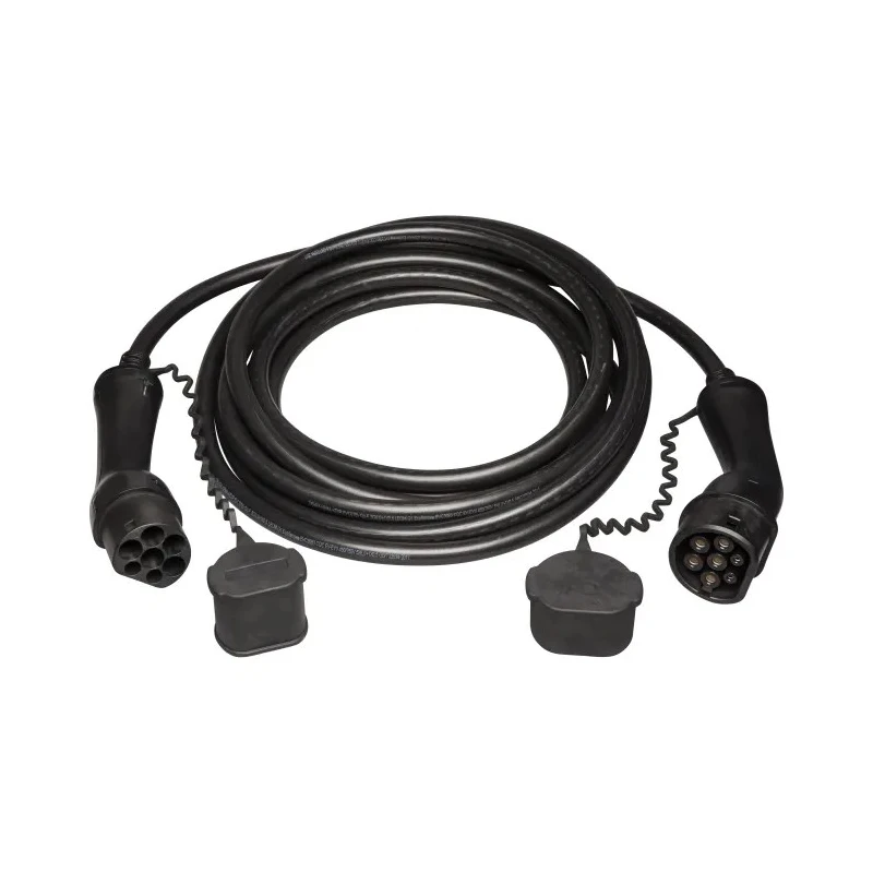 ABB 32A EV Charging Cable 7m, Three-Phase, 400V AC, Terminated, Black Sheath 6AGC082537