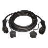 ABB 32A EV Charging Cable 7m, Three-Phase, 400V AC, Terminated, Black Sheath 6AGC082537