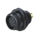 RS PRO Circular Connector 7 Contacts Front Socket Male IP68 Polyamide 66 SP13 Series 207-0644
