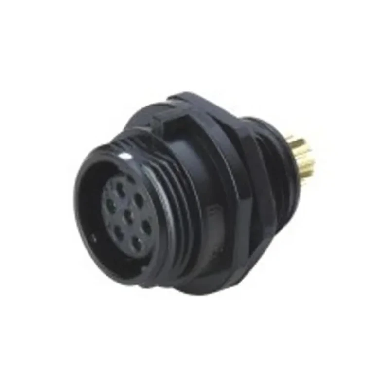 RS PRO Circular Connector 7 Contacts Front Socket Male IP68 Polyamide 66 SP13 Series 207-0644