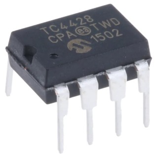 Microchip MOSFET Gate Driver 2 Outputs 1.5 A 8-Pin PDIP 18-22V TC4428CPA