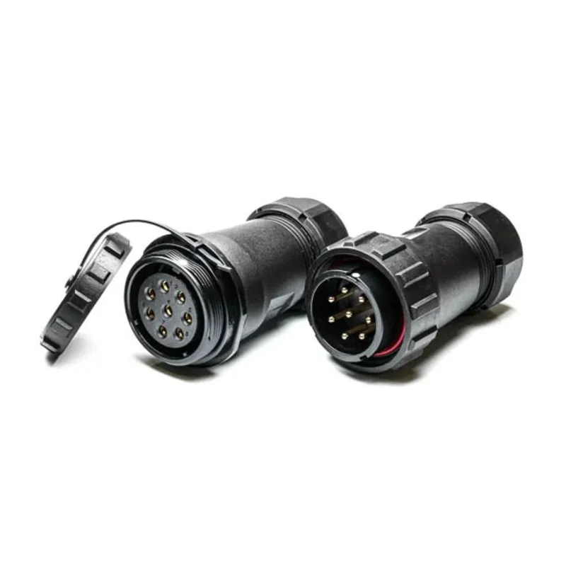 RS PRO Industrial Circular Connector, 8 Contacts, Cable Mount, Plug and Socket, Male/Female, IP68, 500V, 25A 207-0692