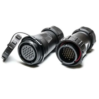 RS PRO Industrial Circular Connector 26 Contacts Cable Plug Socket Male/Female IP68 400V 5A SP29 Series 207-0671