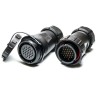 RS PRO Industrial Circular Connector 26 Contacts Cable Plug Socket Male/Female IP68 400V 5A SP29 Series 207-0671