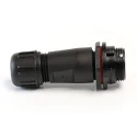 RS PRO Industrial Circular Connector 6 Contacts Cable Socket Male IP68 125V 5A Threaded SP13 Series 207-0637
