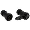 RS PRO Industrial Circular Connector 10 Contacts Cable Plug Socket Male Female IP68 500V 10A SP29 Series 207-0658