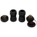 RS PRO Industrial Circular Connector 10 Contacts Cable Plug Socket Male Female IP68 500V 10A SP29 Series 207-0658