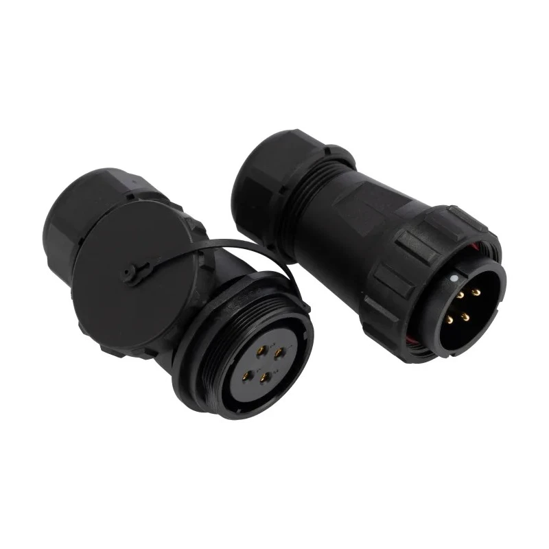 RS PRO Industrial Circular Connector 4 Contacts Cable Plug Socket Male/Female IP68 Rated SP29 Series 207-0684