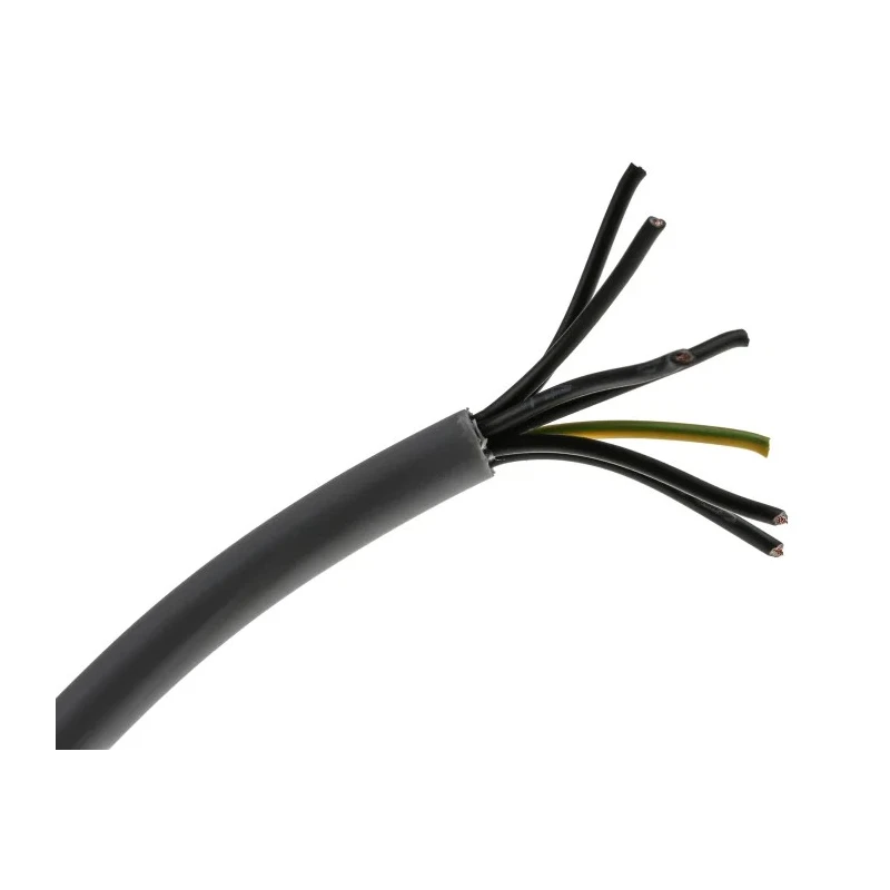 RS PRO Control Cable 7 Cores 0.5mm² 20 AWG Unscreened 50 m Grey Polyvinyl Chloride Sheath 827-4293