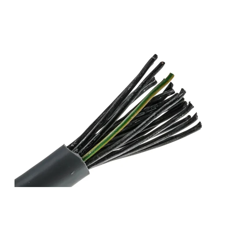 RS PRO Control Cable, 25 Cores 0.5mm² 20 AWG, Unscreened, 50 m, Grey Polyvinyl Chloride Sheath 827-4319