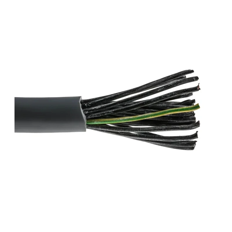 RS PRO Control Cable, 25 Cores 0.5mm² 20 AWG, Unscreened, 50 m, Grey Polyvinyl Chloride Sheath 827-4319