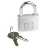 RS PRO Key Aluminium Safety Padlock Weatherproof 6mm Shackle 32mm Body 827-4410