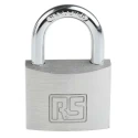 RS PRO Key Aluminium Safety Padlock Weatherproof 6mm Shackle 32mm Body 827-4410