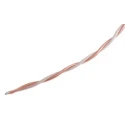 RS PRO Unscreened Type T Thermocouple Cable, Polytetrafluoroethylene Insulation, 100 m Length, 260°C Max, 1 x 0.2 mm 827-5820