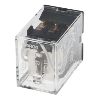 Omron Power Relay 24V AC Coil Voltage 5A Switching Current 3PDT Plug-In Terminal MY3 24VAC