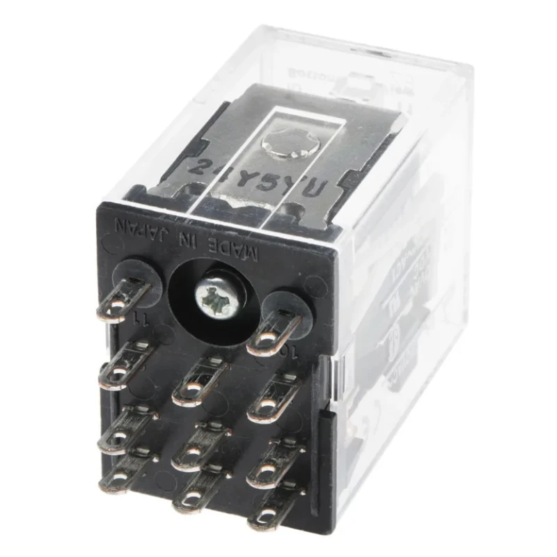 Omron Power Relay 24V AC Coil Voltage 5A Switching Current 3PDT Plug-In Terminal MY3 24VAC