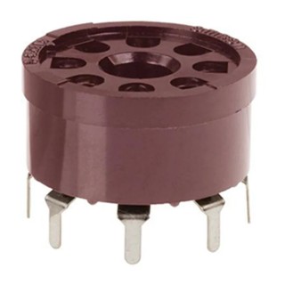Omron 8 Way 250V AC PCB Relay Socket for MK Series Relay PLE08-0