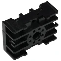 Omron DIN Rail Relay Socket 2 Contacts 10A 250V AC for H3CR Solid State Timer PF085A(N)